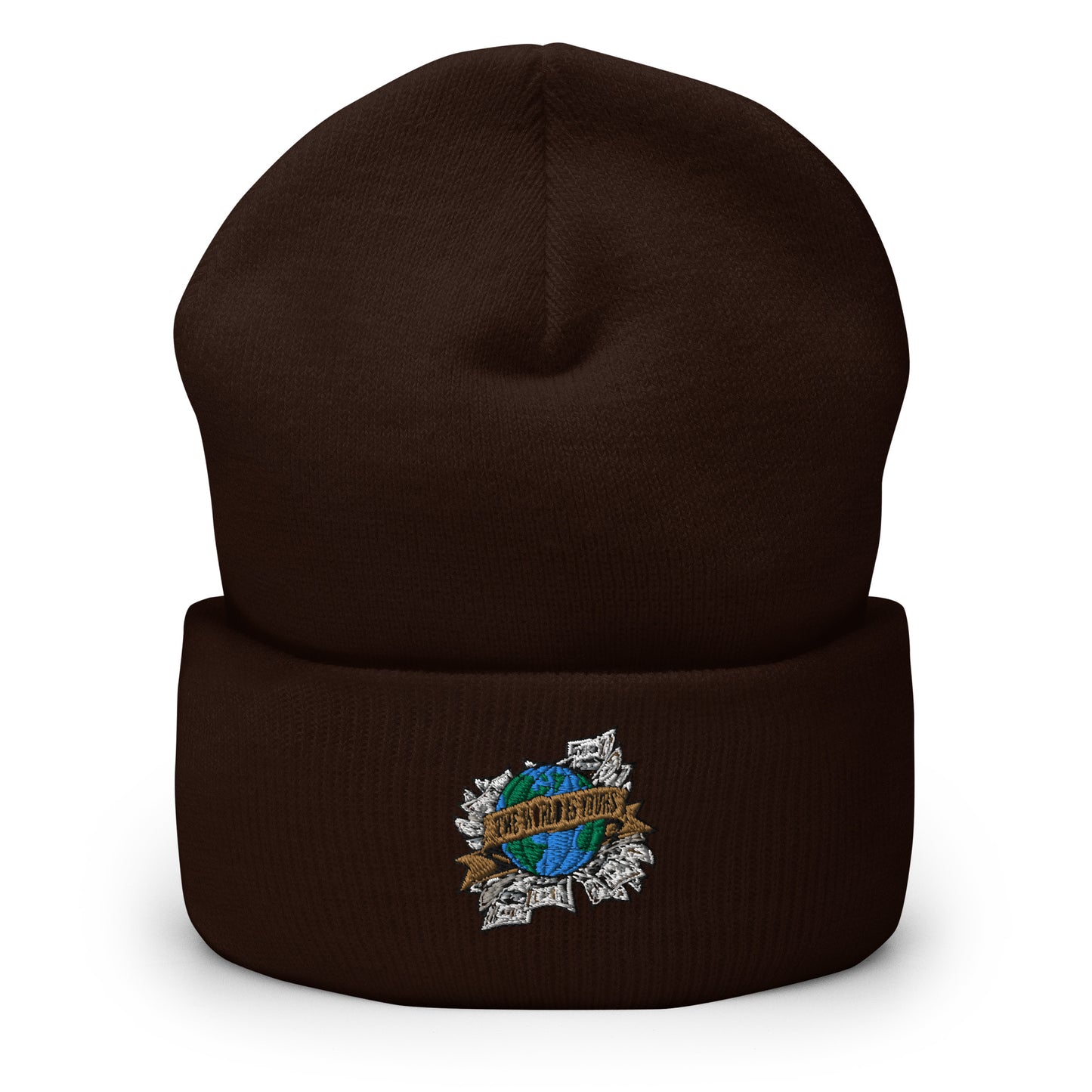 "The World Is Yours" Diamond Mind Cuffed Beanie