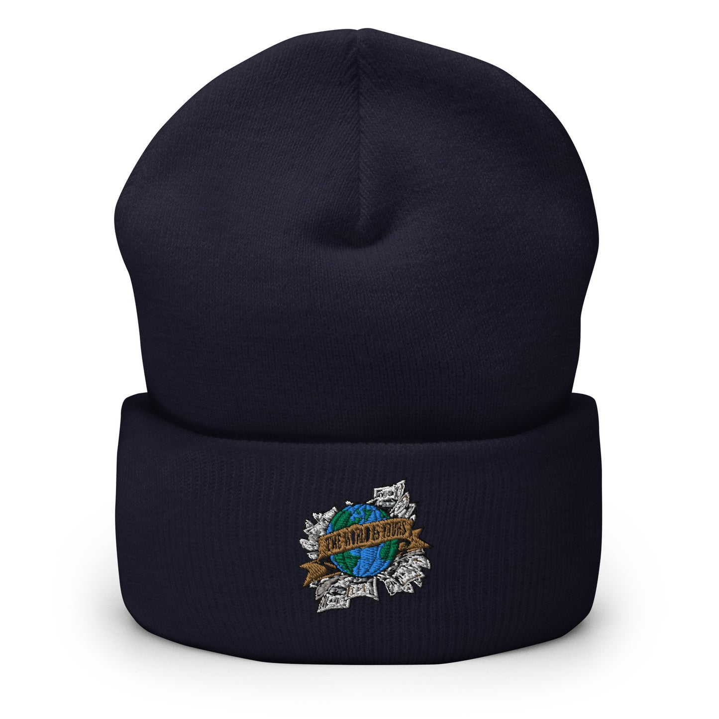 "The World Is Yours" Diamond Mind Cuffed Beanie