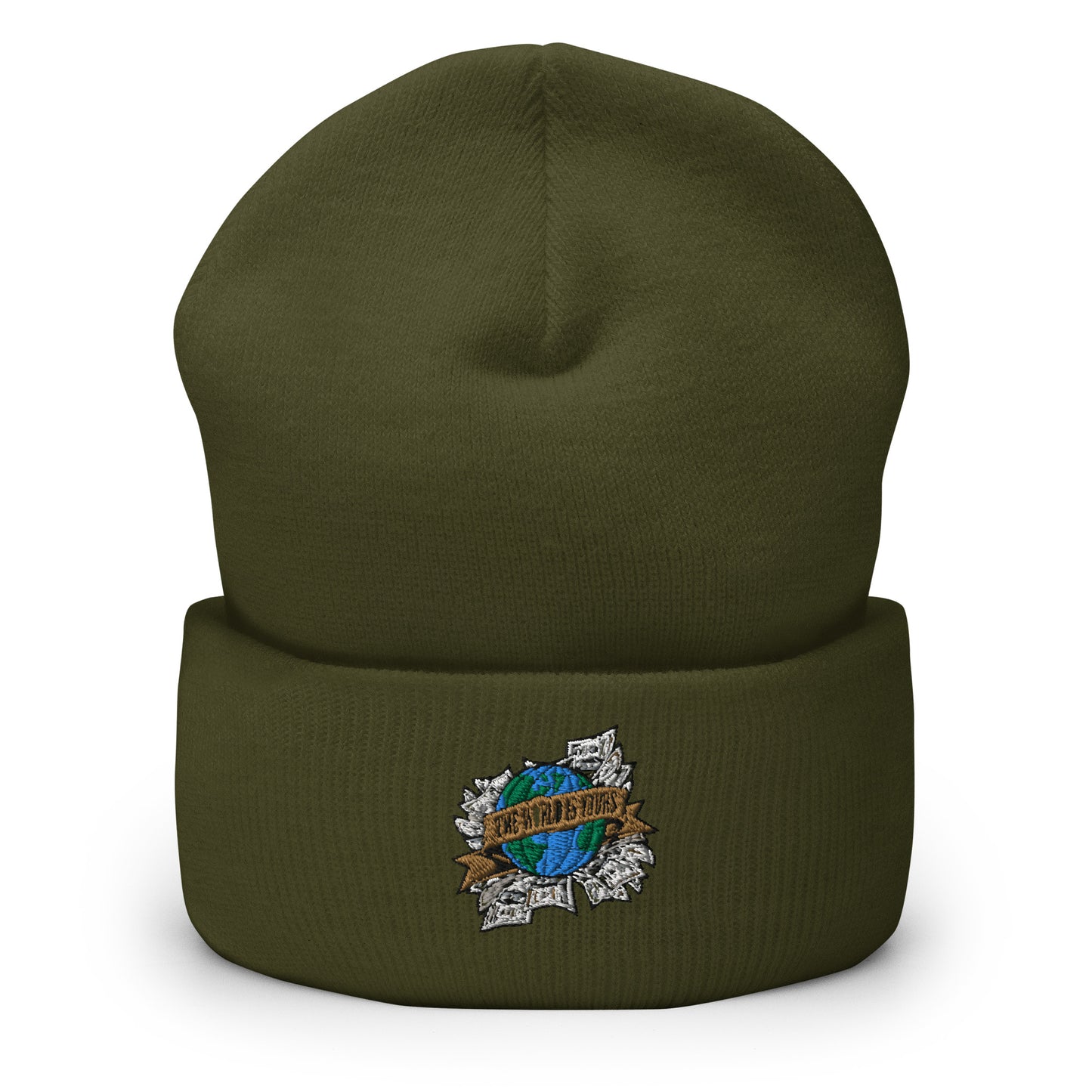 "The World Is Yours" Diamond Mind Cuffed Beanie