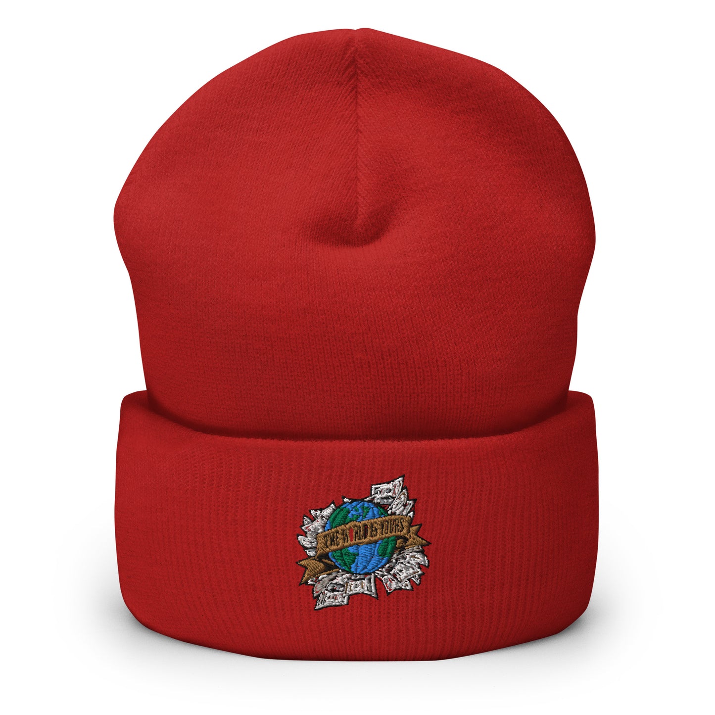 "The World Is Yours" Diamond Mind Cuffed Beanie