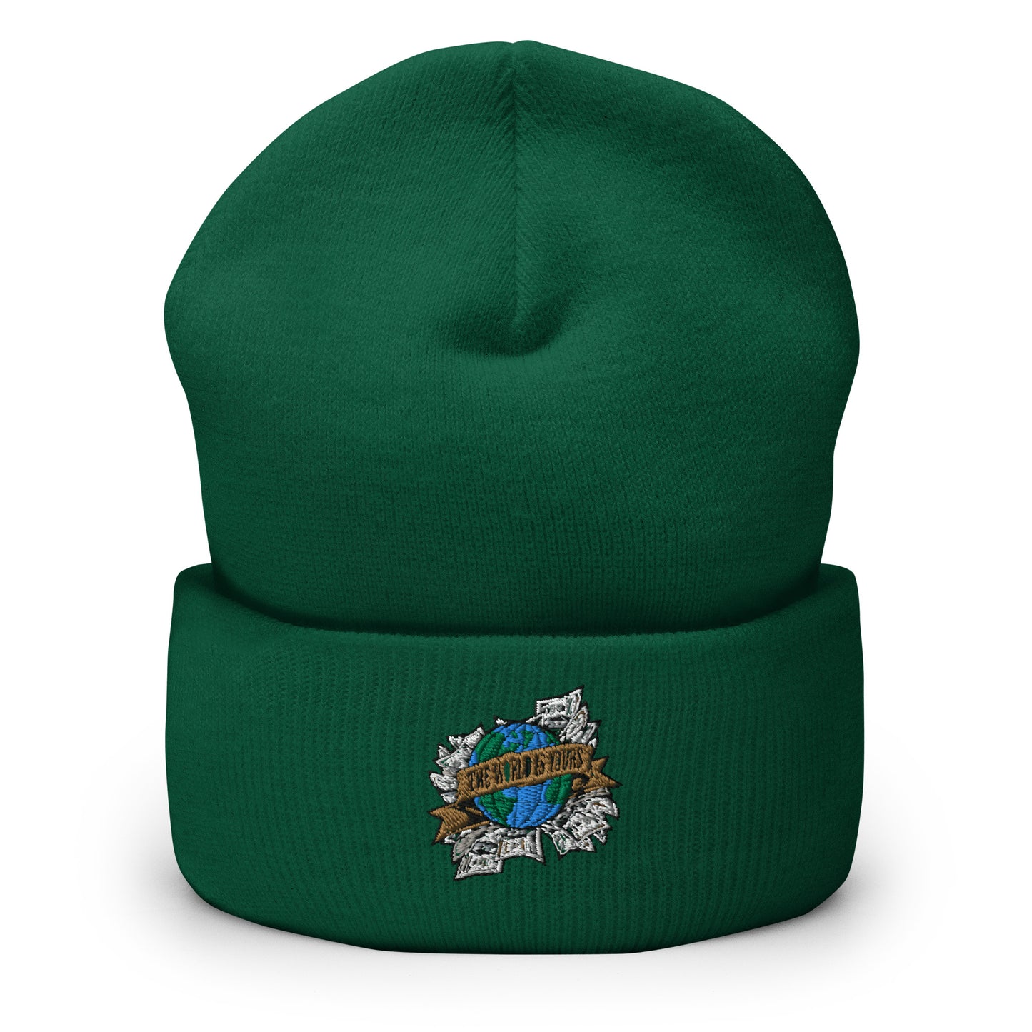 "The World Is Yours" Diamond Mind Cuffed Beanie