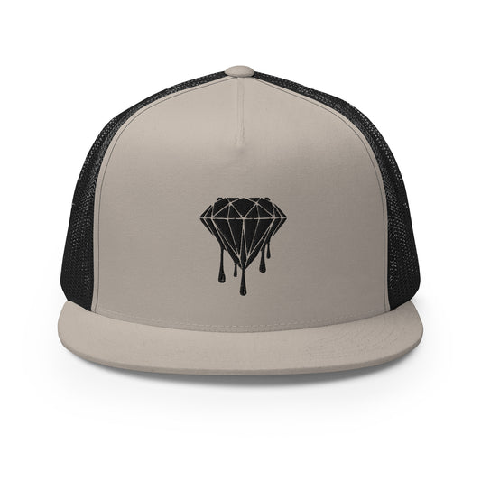 Diamond Mind Melted Trucker Snapback