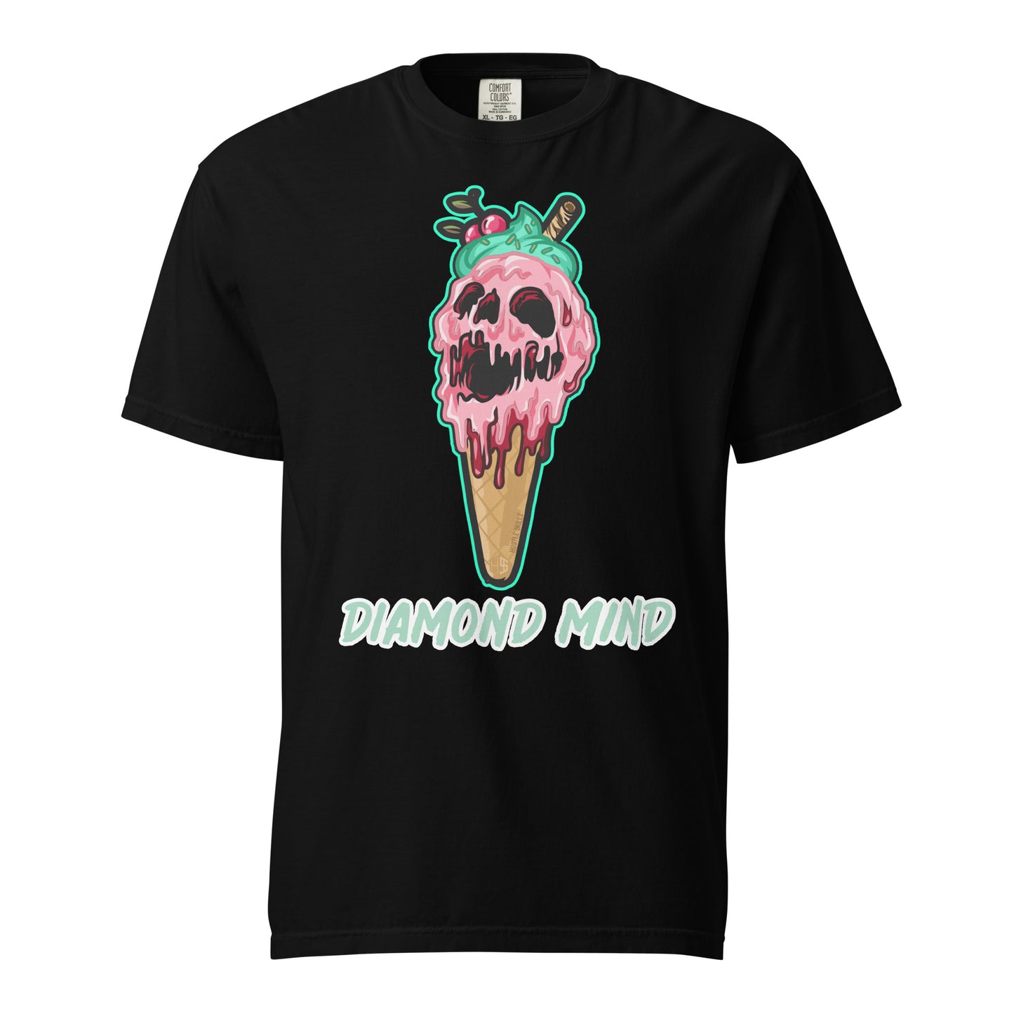 Diamond Mind Ice Cream Skull T-shirt