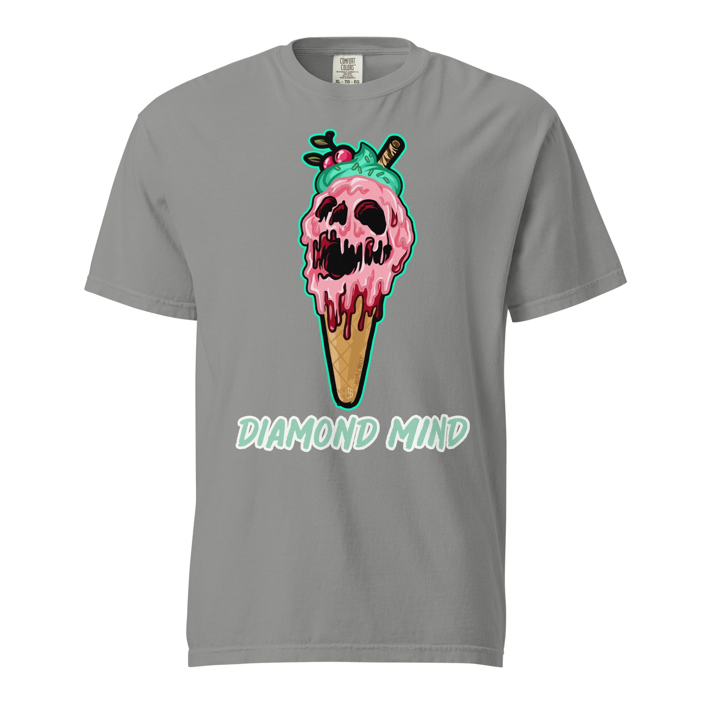 Diamond Mind Ice Cream Skull T-shirt